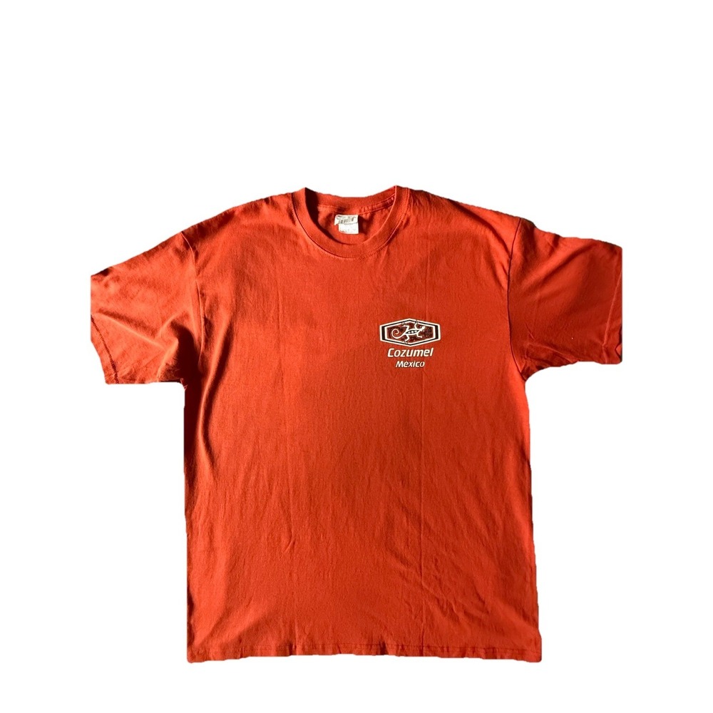 Cozumel MEXICO T-Shirt Mens‎ Orange NEW  W TAGS Size XL  Souvenir Short Sleeve